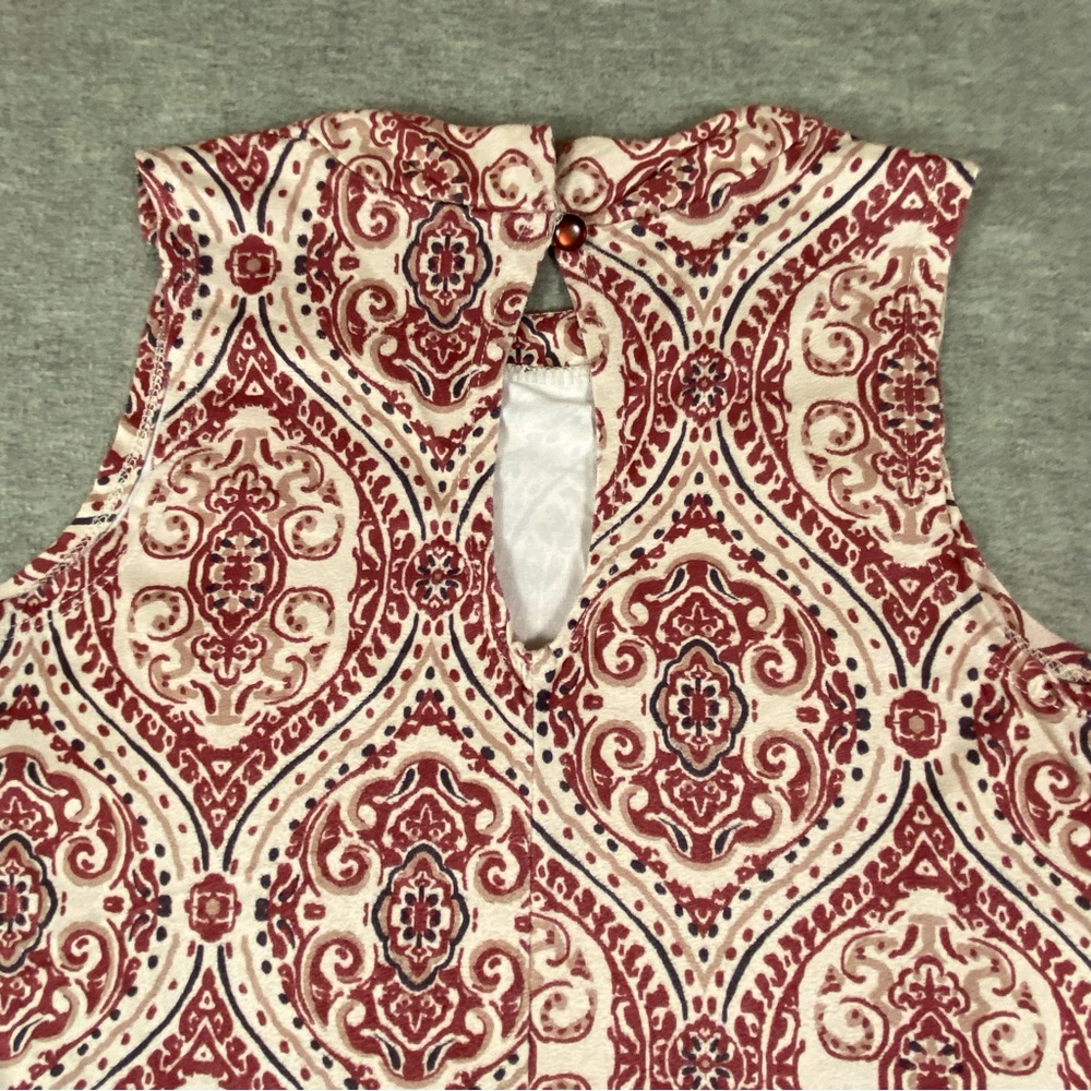 Soul Sanctuary Womens Geometric Designed Sleeveless Blouse Size M - Picture 8 of 12